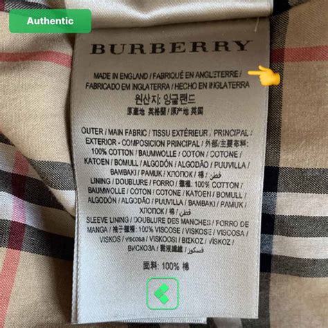 burberry item number lookup|burberry trench authenticity check.